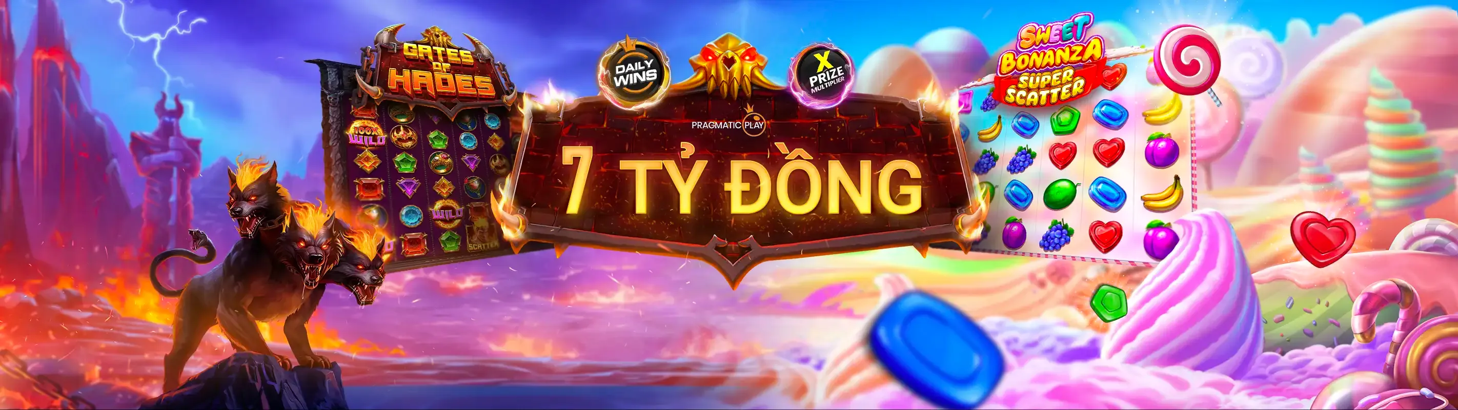 Hình ảnh chính giới thiệu các trò chơi slot hàng đầu năm 2024 tại on88 chính thức